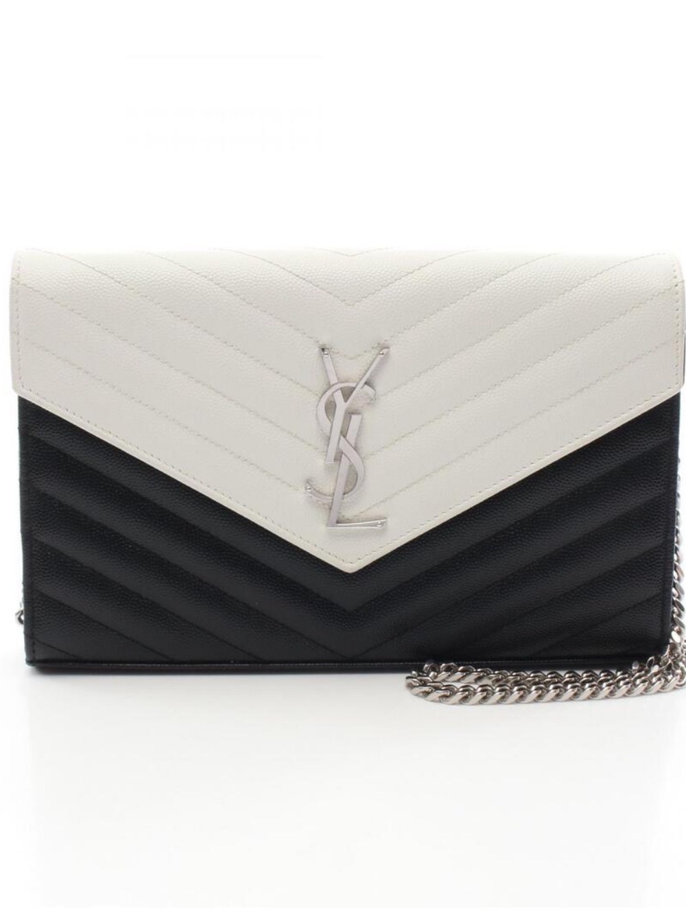Saint Laurent 2018 Bi-Color Grain de Poudre Cassandre Bag